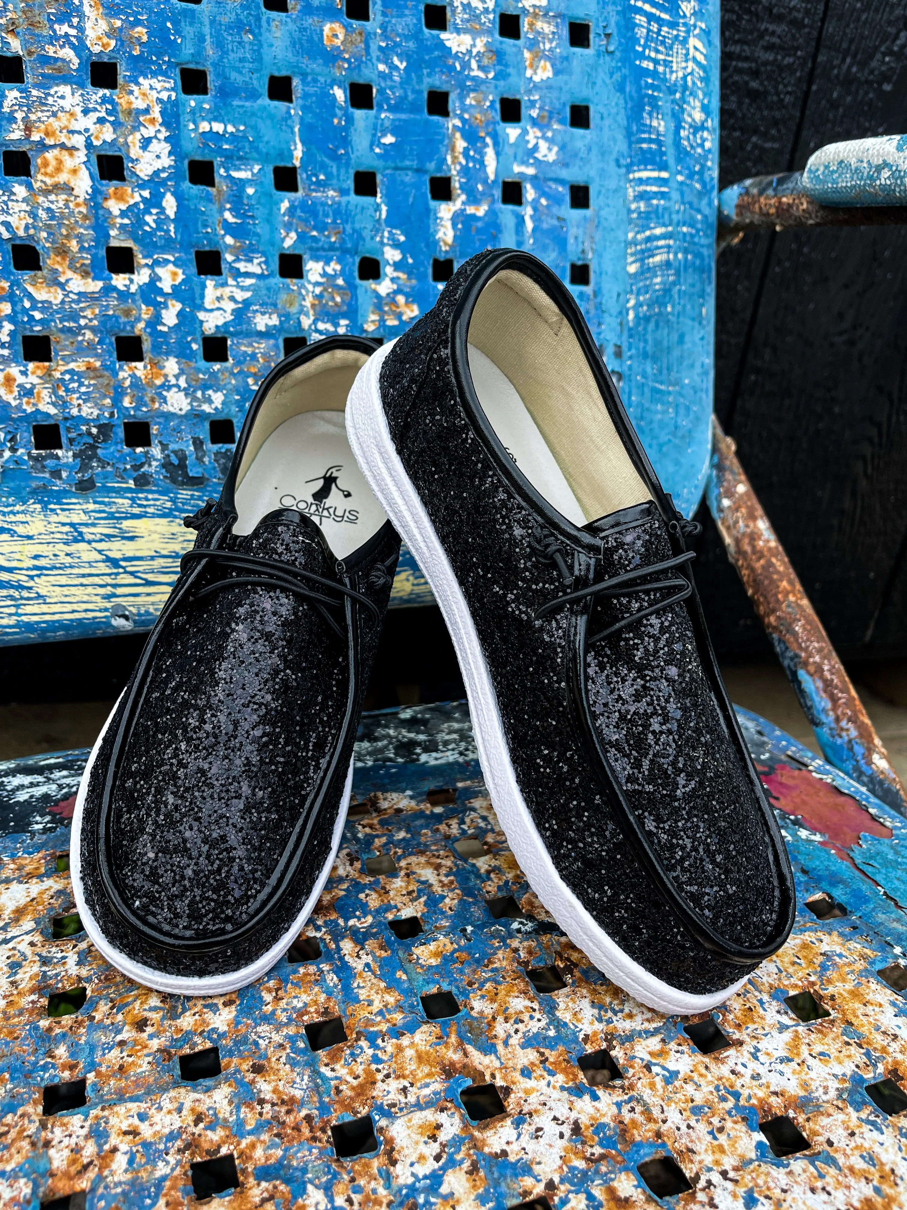 Black Glitter Kayak Corky's