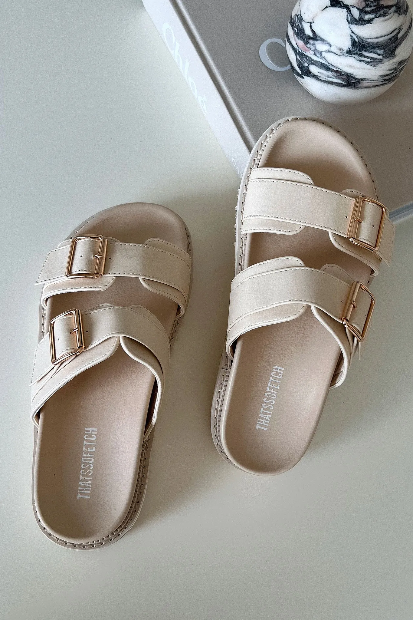 Capri Sandals - Nude