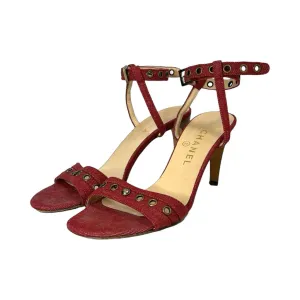 Chanel Denim Heels - Size 39