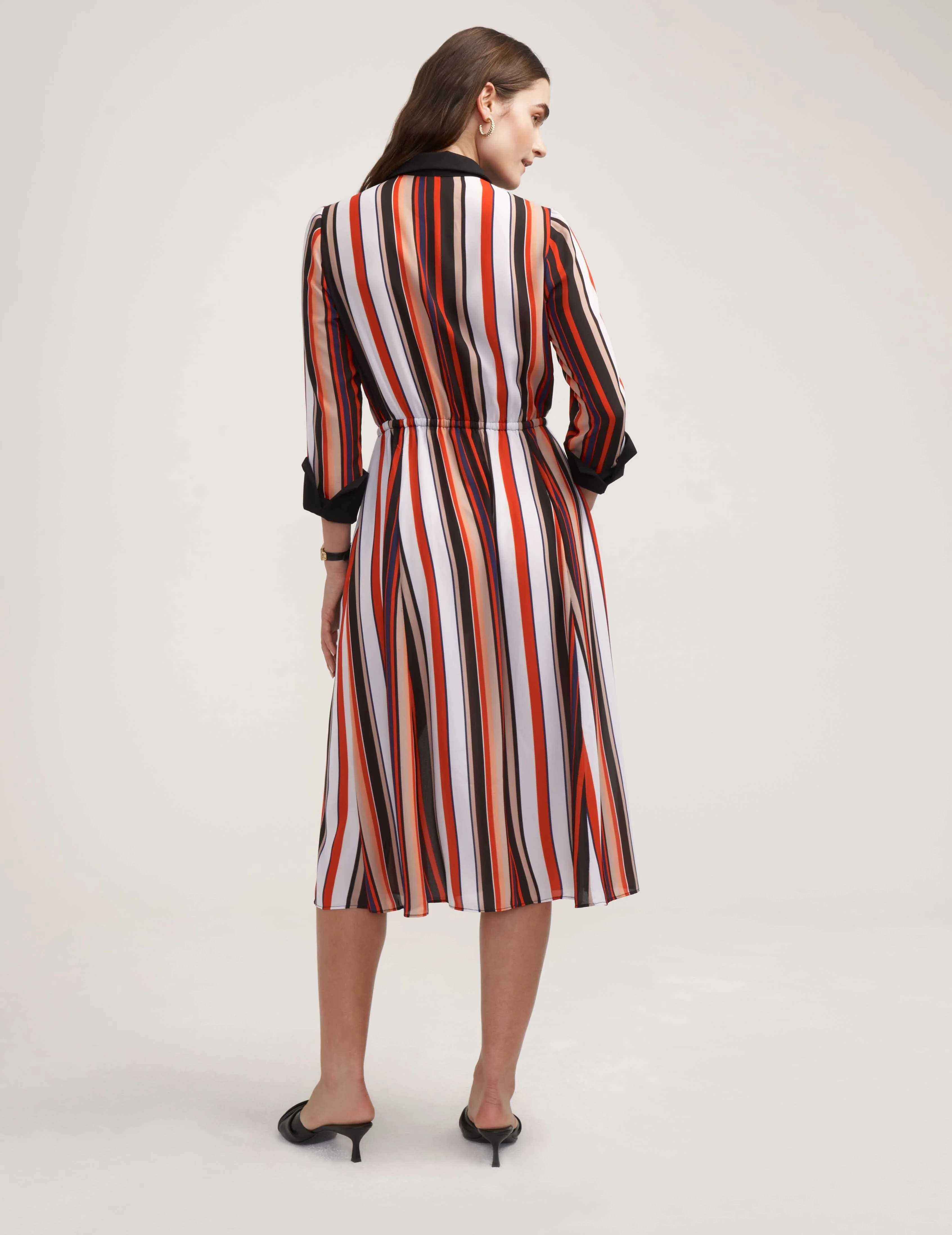 Drawstring Shirt Dress- Sale
