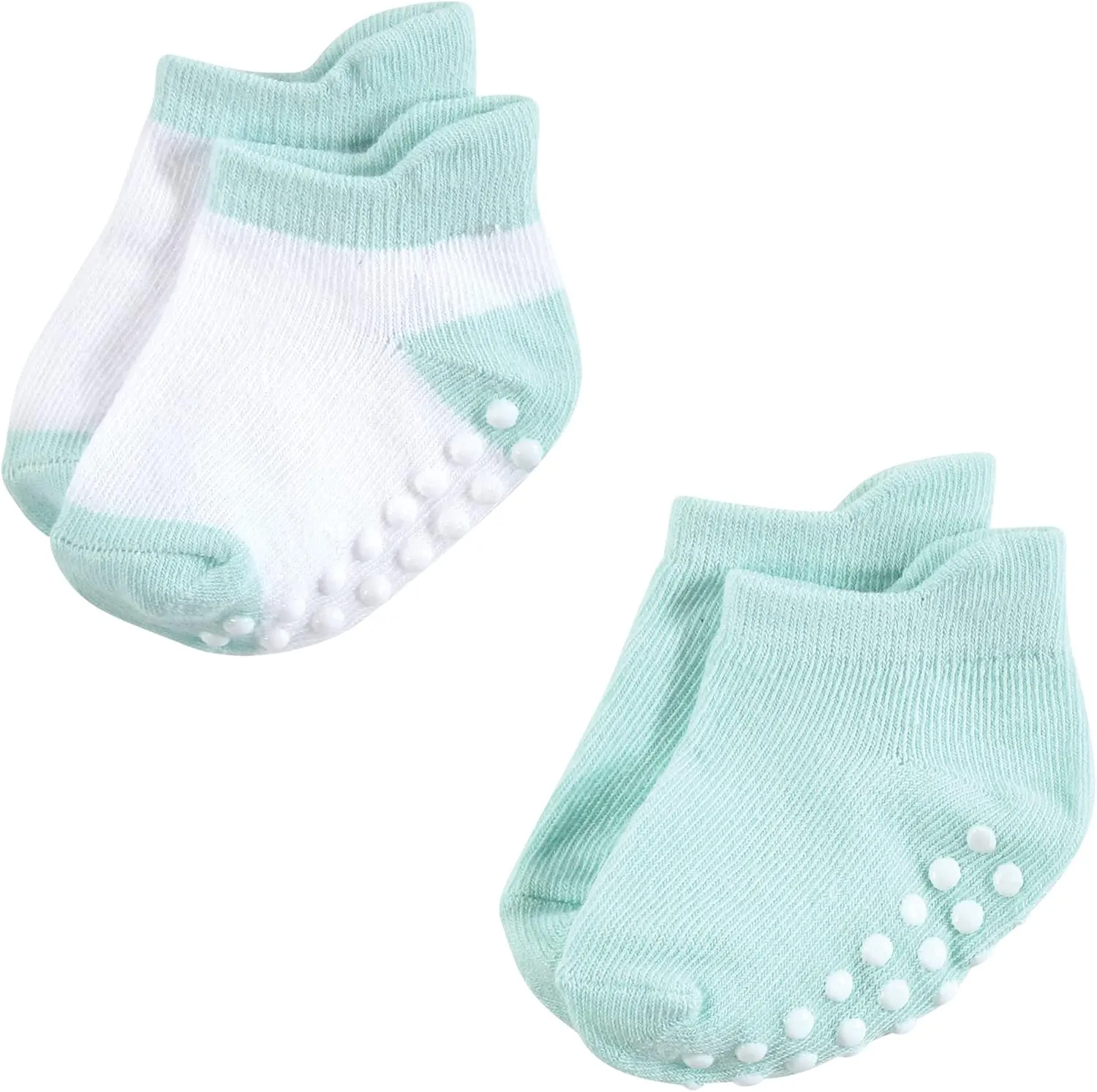 Hudson Baby Baby Girls' Non-Skid No-Show Socks