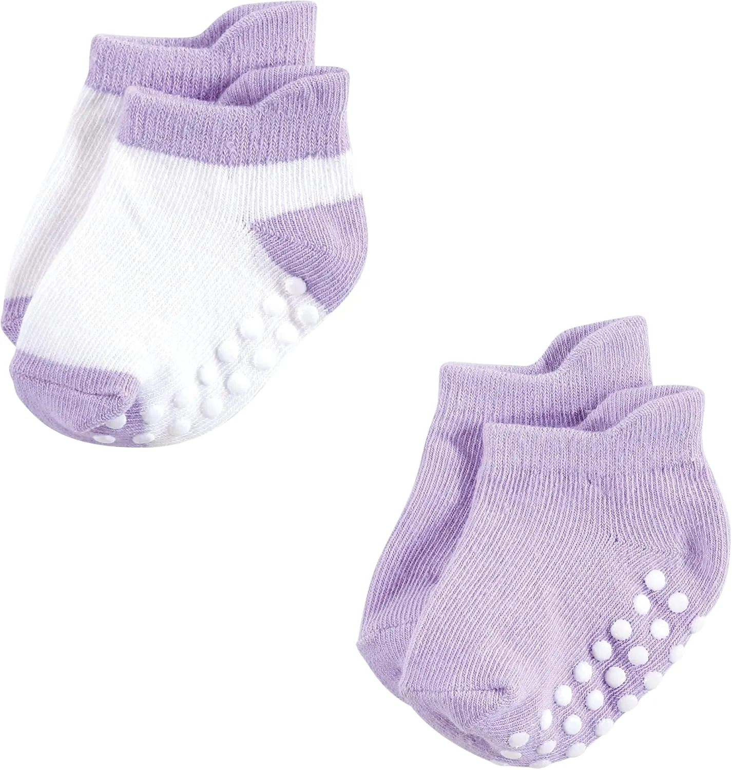 Hudson Baby Baby Girls' Non-Skid No-Show Socks