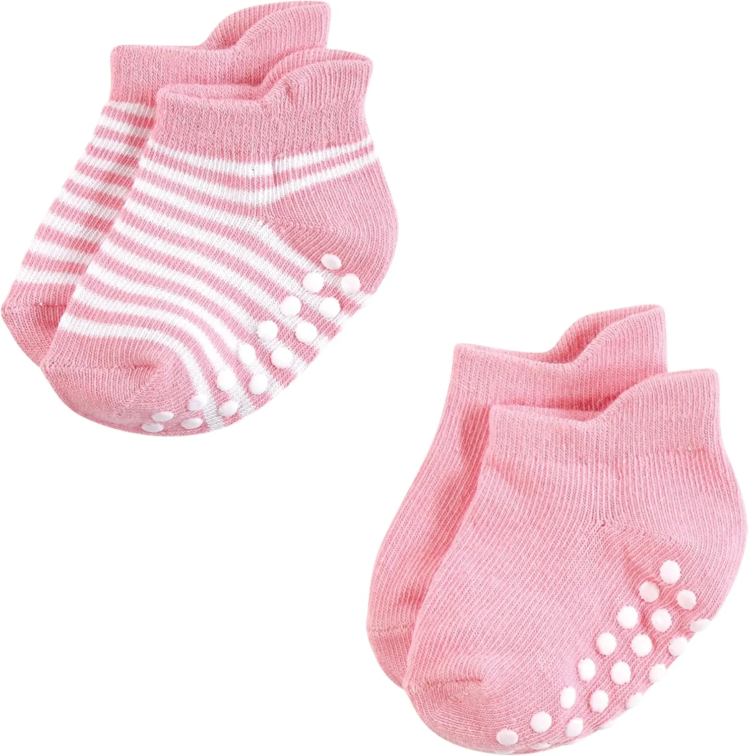 Hudson Baby Baby Girls' Non-Skid No-Show Socks