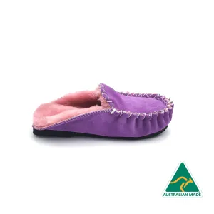 Purple & Pink Moccasin Scuffs