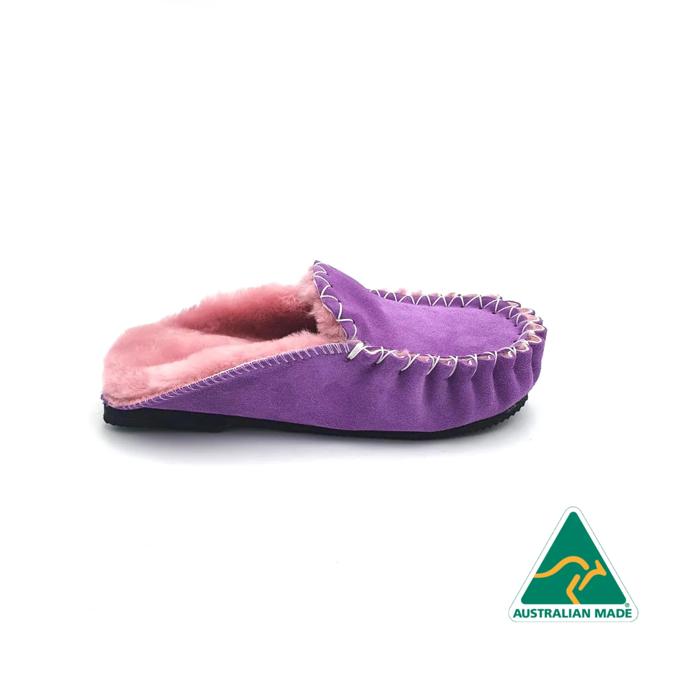 Purple & Pink Moccasin Scuffs