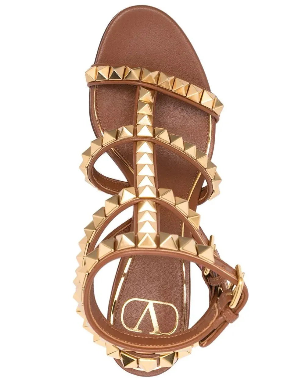 Rockstud Caged Sandal in Selleria