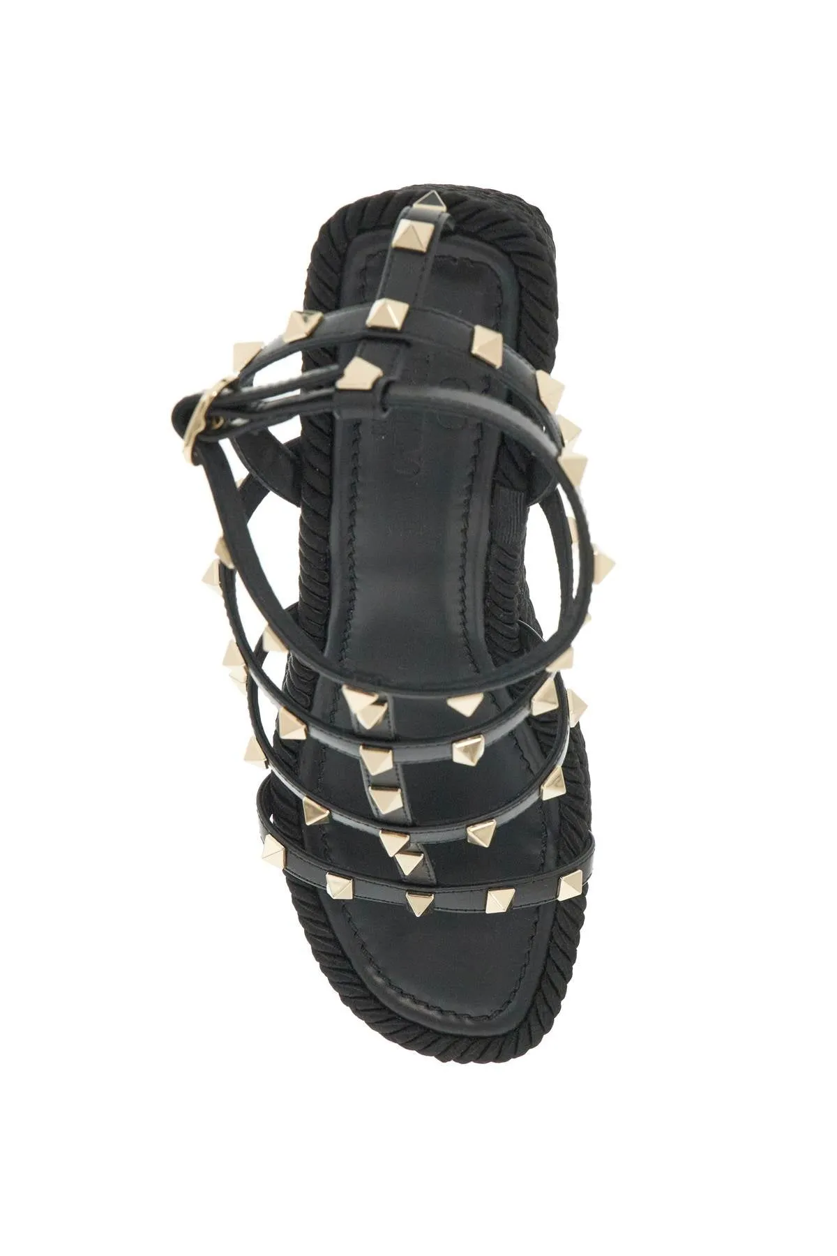 rockstud wedge sand 6W2S0F95BAE NERO