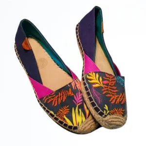 Sperry Top Sider Katama Canvas Espadrille Flats Colorful Size 7.5