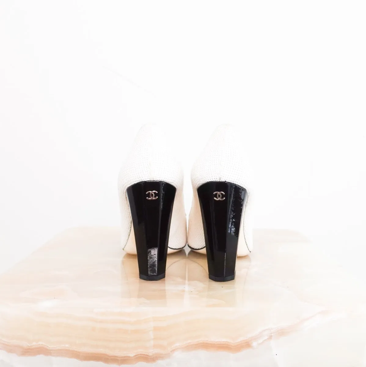 Two tone heels RRP £1.3k