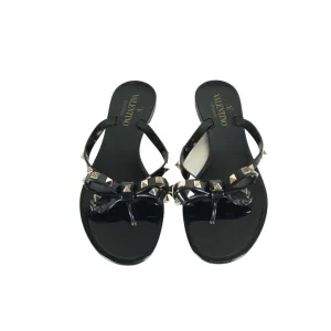 Valentino Rockstud Rubber Sandals