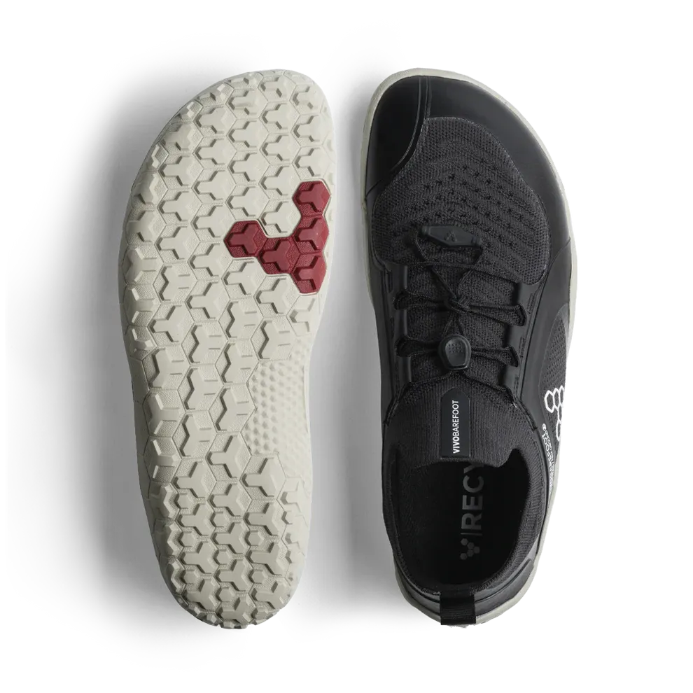 Vivobarefoot Primus Trail Knit Mens Obsidian/Sandstone